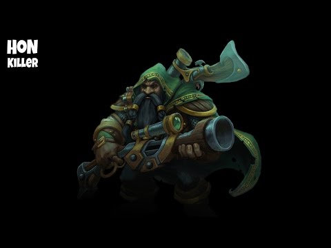 HoN Flint Beastwood Gameplay - Flint Boomstick - Yukou - 1876 MMR