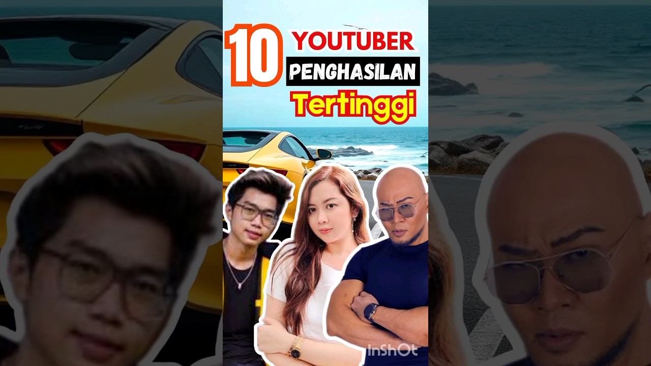 10 Youtuber Indonesia TERKAYA( dg Penghasilan Tertinggi) 2025