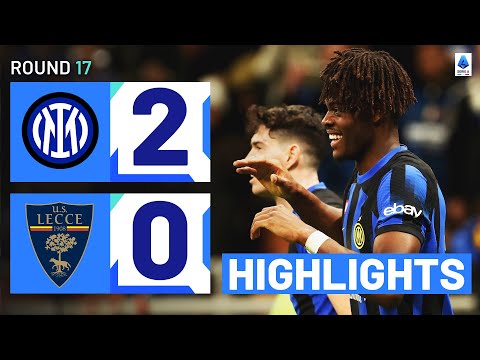 Resumen de Inter vs Lecce Matchday 17