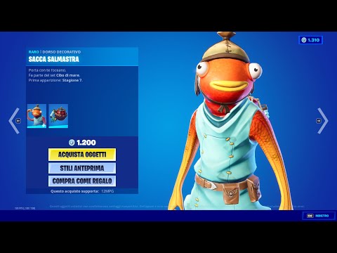 Fortnite Negozio Oggetti TORNATA SKIN PESCESECCO[15 Novembre 2021](Fortnite Battle Royale Shop)