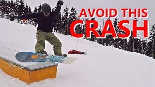 Avoid The Boardslide CRASH! - Beginner Snowboard Tricks