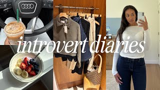 INTROVERT DIARIES | aritzia sale haul, lululemon purchases & decorating my home