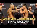 Marlon Vera Vows To Finish Dominick Cruz After Final Staredown | UFC San Diego | MMA Fighting