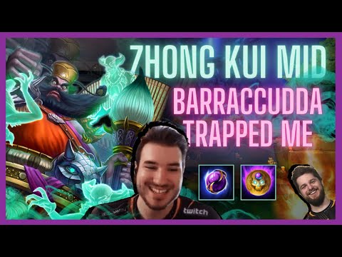 Smite Pro Zhong Kui: BARRACCUDDA TRAPPED ME IN THIS GAME FOREVER (Smite Conquest)