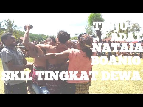 Tinju Adat Nataia Boanio.Adu skil.