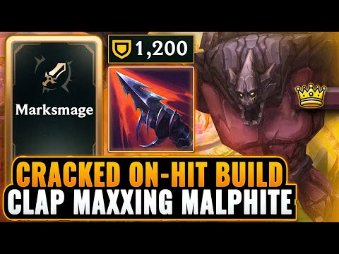 1100 On-Hit Damage: 3 Claps per Second High APM Malphite | League Arena Gameplay