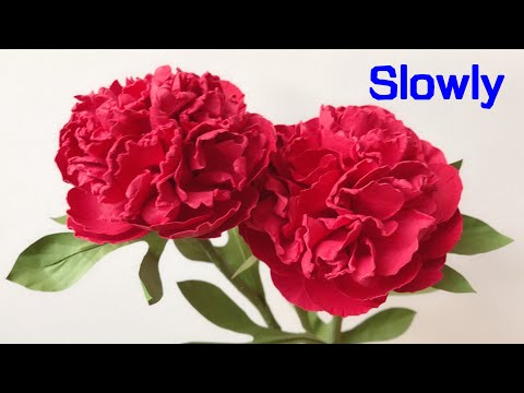 ABC TV | How To Make Peony Paper Flower With Shape Punch #1 (Slowly) - Craft Tutorial