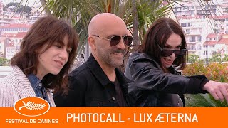 LUX AETERNA  Photocall  Cannes 2  VF
