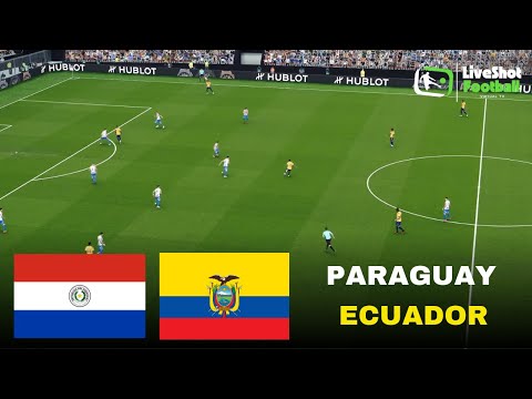 PARAGUAY vs ECUADOR  🔴 Eliminatorias Sudamericanas | Partido simulación efootball pes21