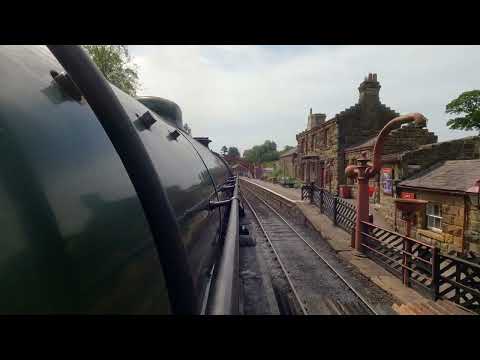 NYMR - Southern Region No. 825 returns to service on a test run to Pickering