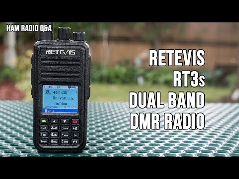 Retevis RT3S Dual Band DMR Handheld Review - Ham Radio Q&A