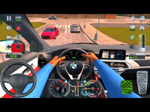 Taxi sim 2020 │4x4 SUV BMW X4 CAR DRIVING IN CITY🚕👩‍🦼  3D Car games Android mobile game