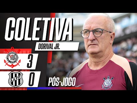 ENTREVISTA COLETIVA DO TÉCNICO DORIVAL JR. APÓS CORINTHIANS 3X0 PONTE PRETA PELO PAULISTÃO