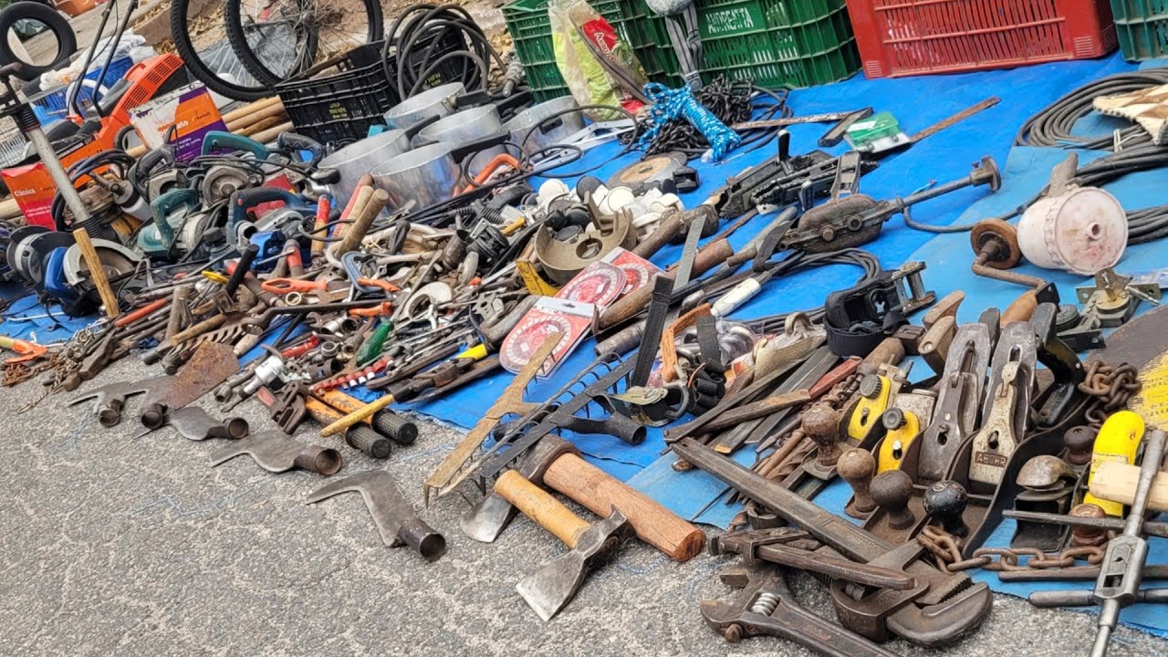 Fui a feira do Rolo no Vale do paraiba a 190 km de São Paulo com muitos achados