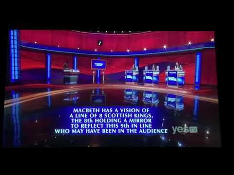 Final Jeopardy, “Shakespeare & History” - Jamie Logan Day 3 (5/7/21)