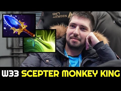 W33 back to Dota with Scepter Build Monkey King 7.28 Dota 2
