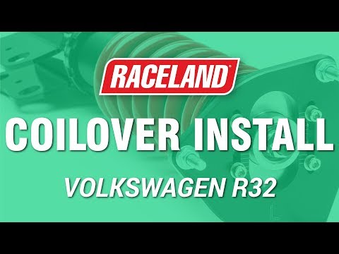 How To Install Raceland VW MK5 R32 Coilovers