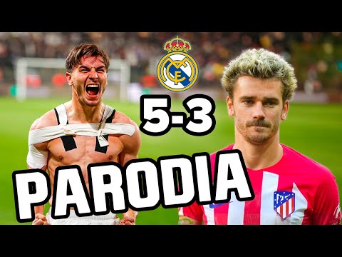 Canción Real Madrid vs Atletico Madrid 5-3 (Parodia YOUNG MIKO || BZRP Music Sessions #58)