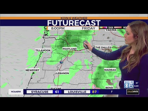Weather forecast: A few more showers Friday night before dry weather is short-lived in PDX