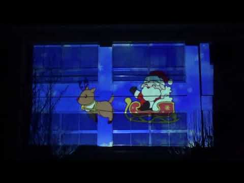 クリスマス企画・プロジェクションマッピング