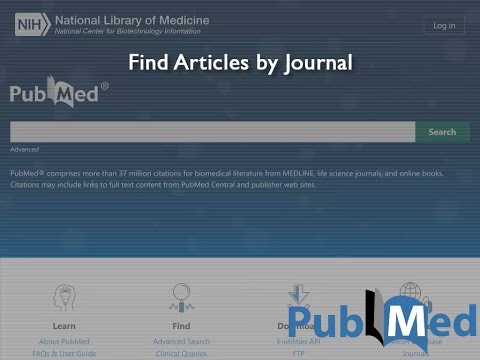 Pubmed Finding An Article