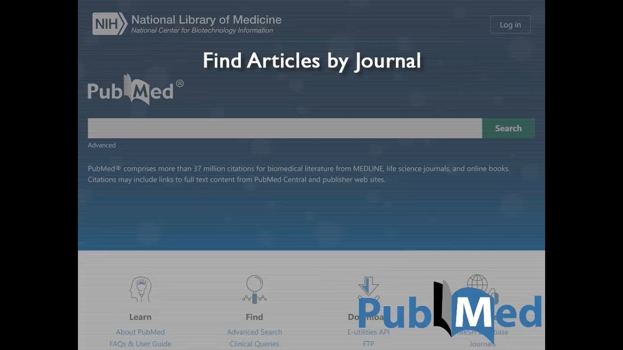 PubMed: Find Articles by Journal