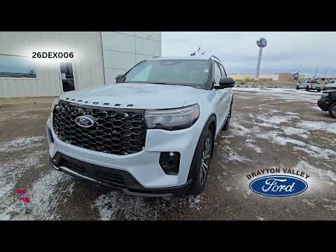 2026 Ford Explorer ST-Line 4WD in White for sale at Drayton Valley Ford in Drayton Valley, AB