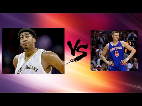 Kristaps Porzingis vs Anthony Davis Full Duel 2016 12 30 KP With 21 Pts, 12 Rebs
