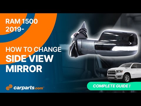 How to replace the Side Rear View Mirror 2019 - 2025 RAM 1500 🚗