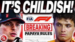 Verstappen's INSANE STATEMENT on McLaren's Team Orders CHANGES EVERYTHING!