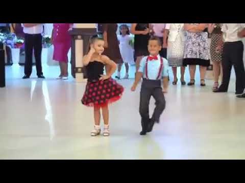 Amazing salsa dance by two cute boy and girl video