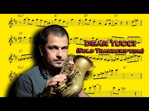 Dear Tucci/F Blues - Rosario Giuliani Solo Transcription (Eb). Transcribed by Arkady Dudka.