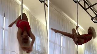 Idanna Abignente, 82 anni, e le evoluzioni sul palo della pole dance