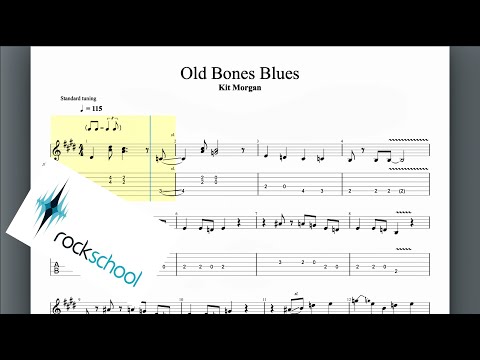 Old Bones Blues Rockschool Grade 3 Guitar