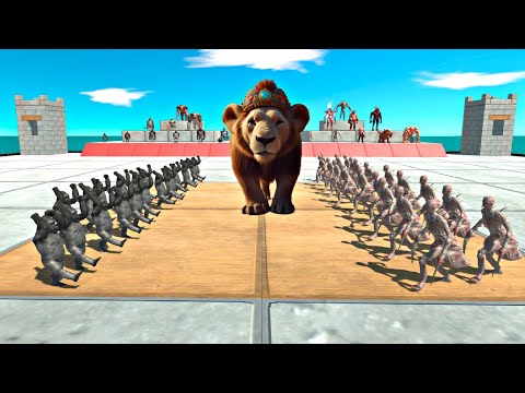 Escape from the Black Mamba - Animal Revolt Battle Simulator #animalrevoltbattlesimulator #dinosaur