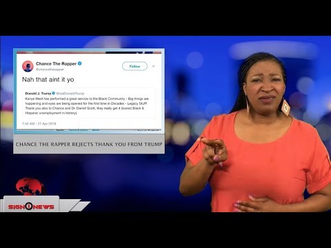 Chance The Rapper rejects a 'Thank You' from the President (ASL - 4.28.18)