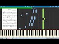 Tokyo Ghoul - Wanderers - Synthesia Tutorial (+Sheets)