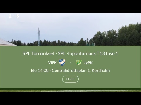 SPL TC13 taso1: VIFK - JyPK