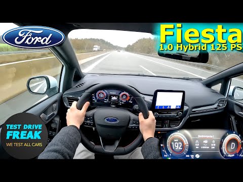2023 Ford Fiesta 1.0 EcoBoost Hybrid 125 PS TOP SPEED GERMAN AUTOBAHN DRIVE POV