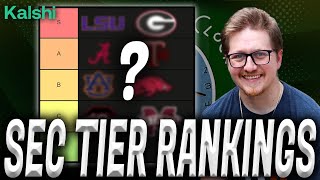 2026 SEC Football TIER RANKINGS Entering Kickoff