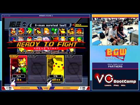 BGW21 SSBM -  Kitanarana (Fox) Vs. Okameed (Pikachu)  Smash Melee Winners Bracket