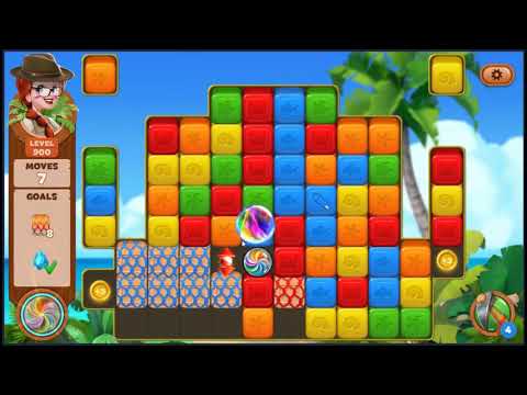 Lost Island Blast Adventure Level 900 - NO BOOSTERS 🏝️ | SKILLGAMING ✔️