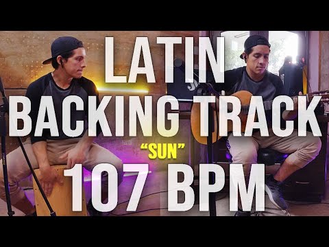 LATIN BACKING TRACK - E Major Harmonic Circle - 107 bpm