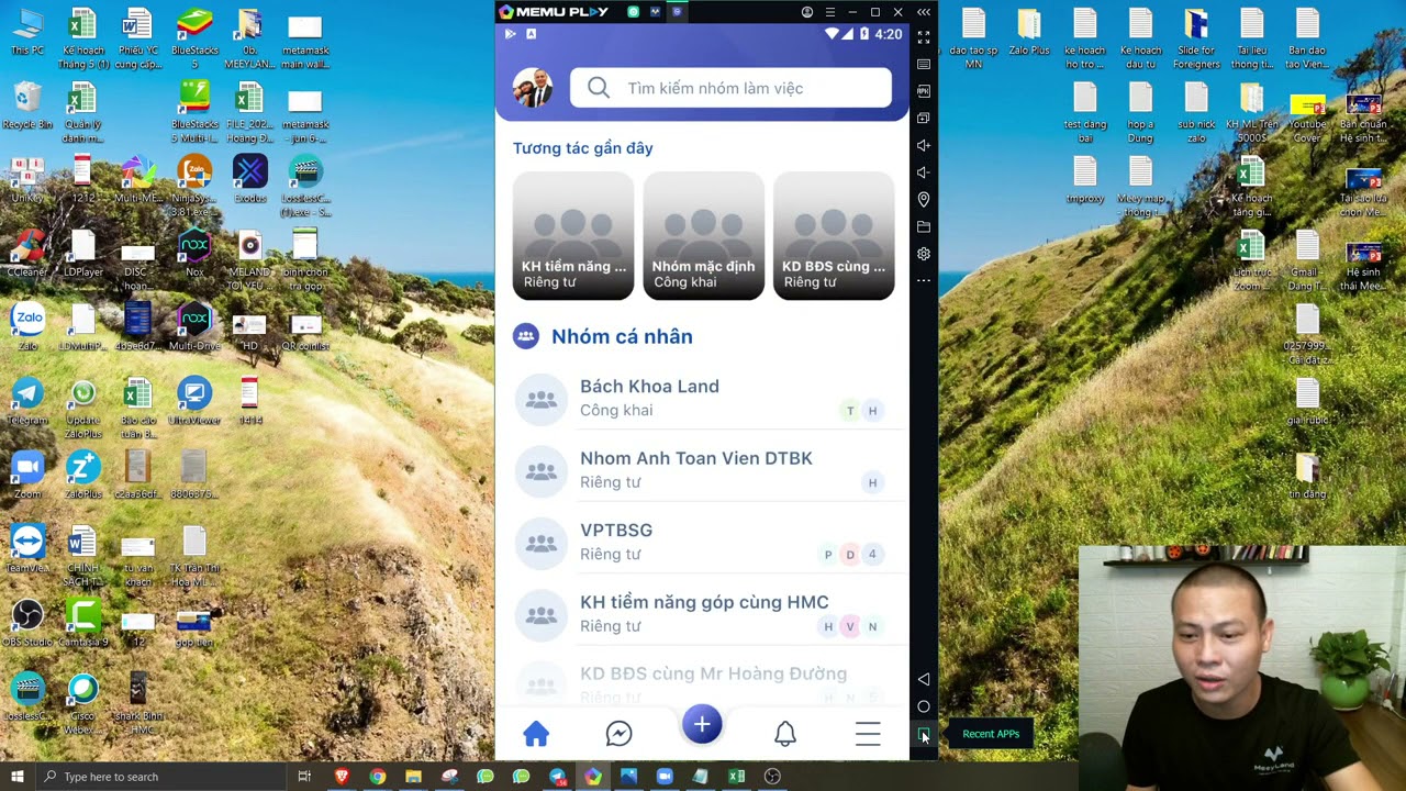 Hướng dẫn cài App MEEY CRM trên máy tính