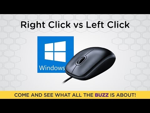 What is the Difference Between Right Click and Left Click on a PC