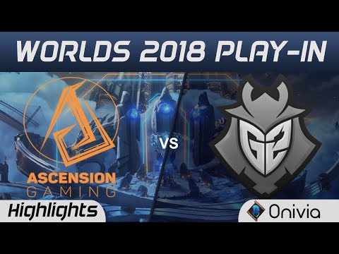 ASC vs G2 Highlights Worlds 2018 Play In Ascension Gaming vs G2 Esports by Onivia