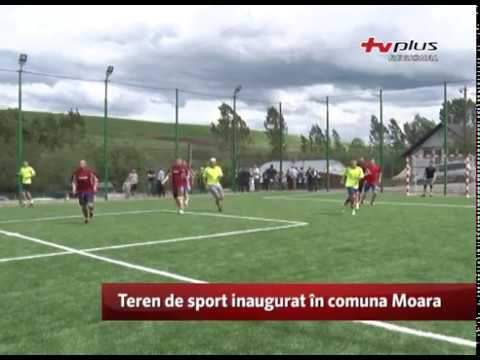 Teren de sport inaugurat în comuna Moara