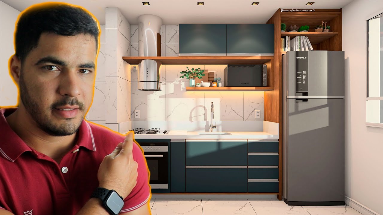 Projete Essa Cozinha Comigo Passo a Passo no Promob Até a Renderização #promobemcasa #designinterior