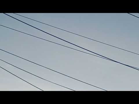 Avião Voando no por do sol em Trairi CE (Boeing 777-328(ER))