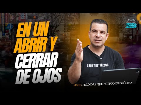 E01: IN THE BLINK OF AN EYE | SERIES: LOSSES THAT ACTIVATE PURPOSE - P. ELIASH